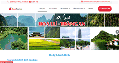 Desktop Screenshot of dulichninhbinh365.com